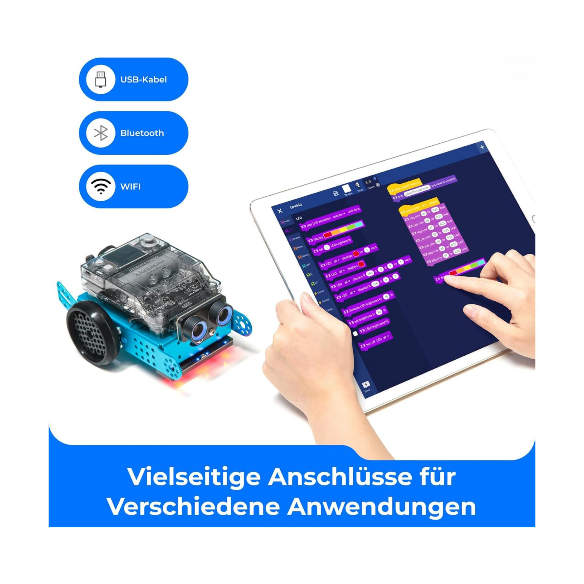 Робот-конструктор Makeblock mBot 2 с искусственным интеллектом